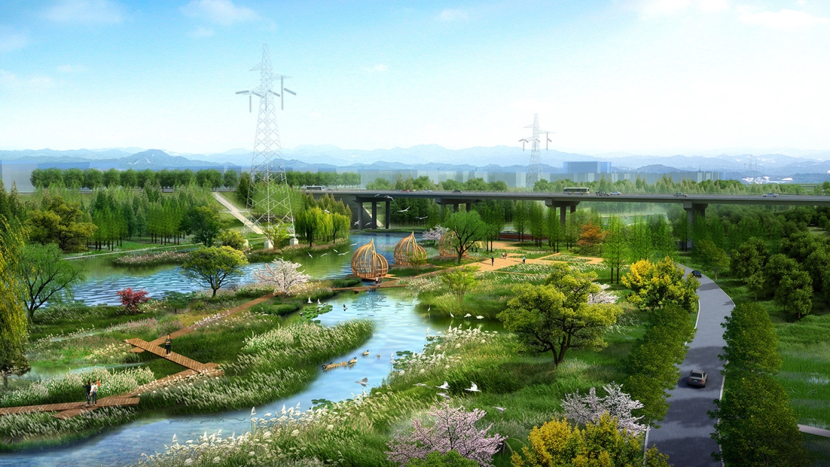 瀏陽(yáng)經(jīng)開區(qū)克里河生態(tài)濕地概念規(guī)劃設(shè)計(jì)