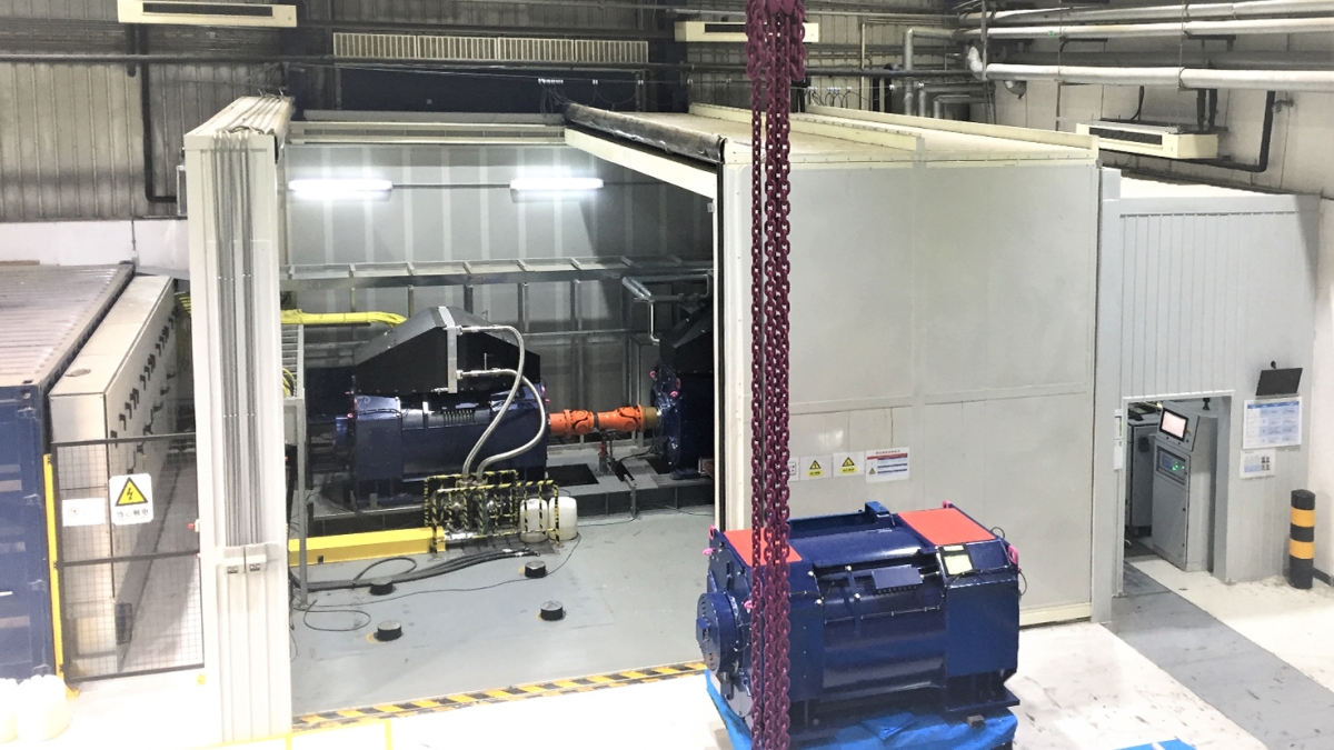 維斯塔斯風(fēng)力技術(shù)（中國）有限公司全功率風(fēng)力發(fā)電機(jī)測試平臺(tái)