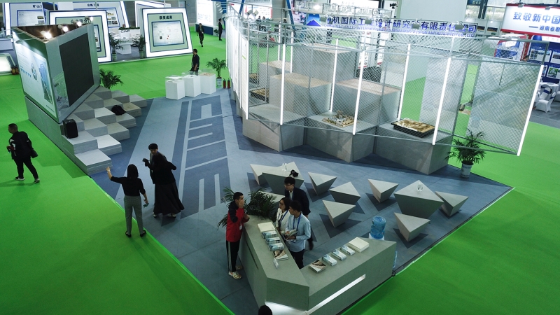 2019筑博會(huì)中機(jī)國(guó)際精彩亮相，省長(zhǎng)許達(dá)哲親臨展位參觀調(diào)研