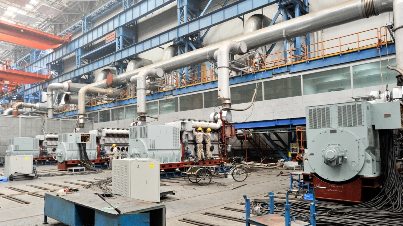 中船動(dòng)力有限公司 大缸徑柴油機(jī)及發(fā)電機(jī)組試驗(yàn)站、低速機(jī)試驗(yàn)臺(tái)位