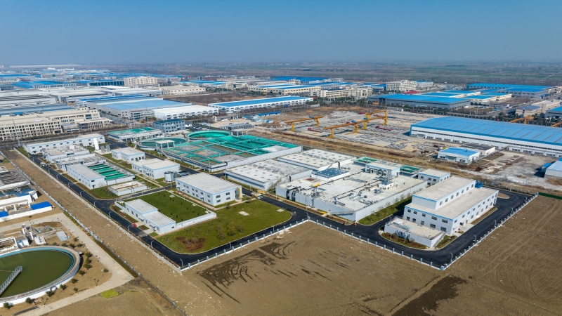 來安頂汊省際毗鄰產(chǎn)業(yè)園污水處理廠順利完成竣工驗收