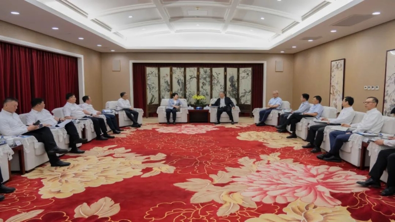 張曉侖會見湖南省委常委、長沙市委書記吳桂英一行