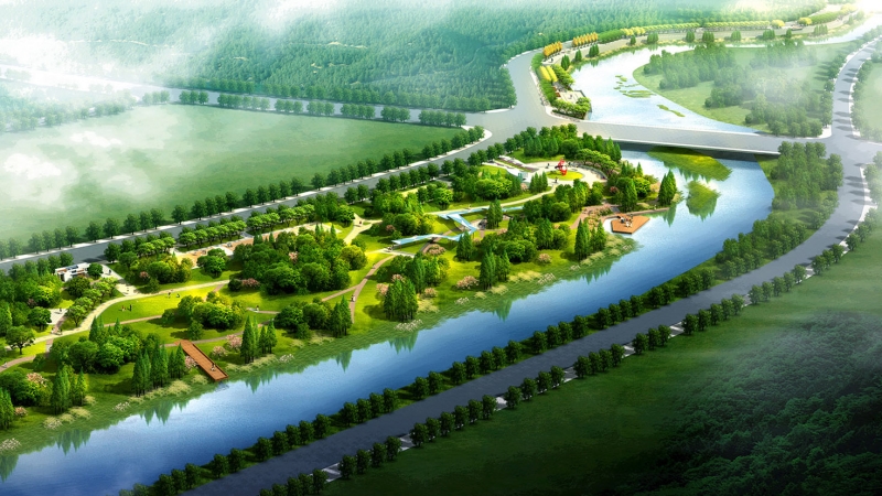 江西萍鄉(xiāng)萍水河沿江風(fēng)光帶概念性方案設(shè)計(jì)