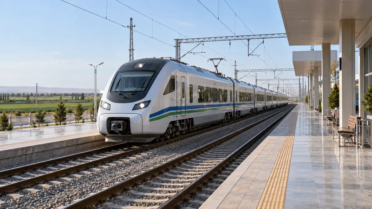 Uzbekistan’s western intercity railway