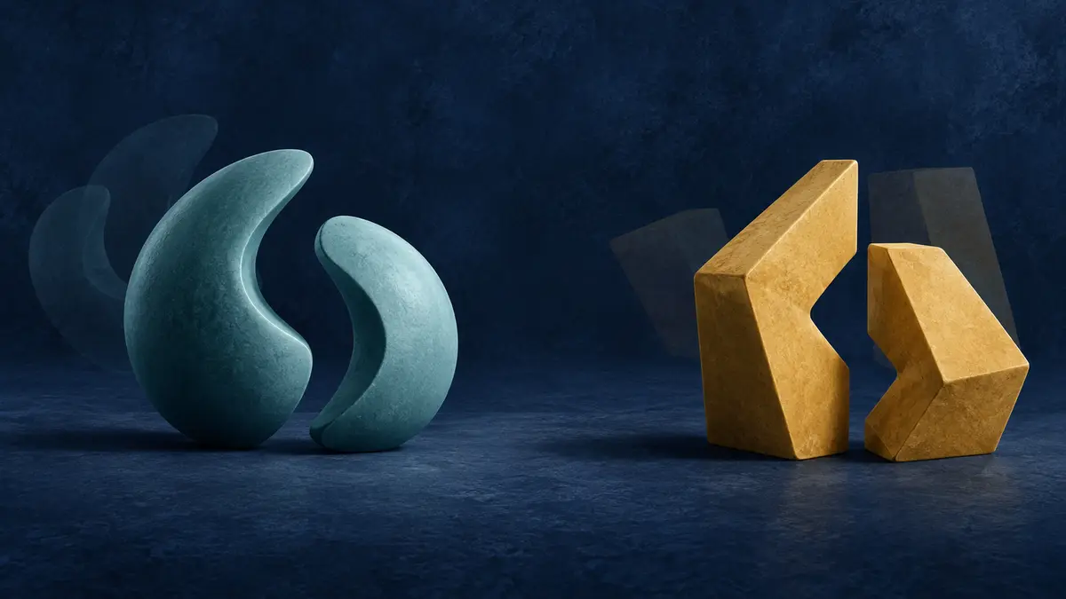 Two separate pairs of matching forms