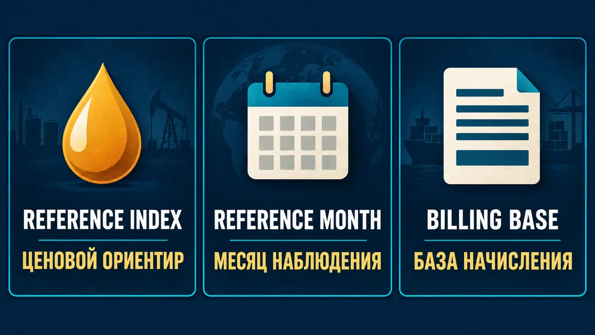 Three inputs to a surcharge calculation Reference index, reference month and billing base