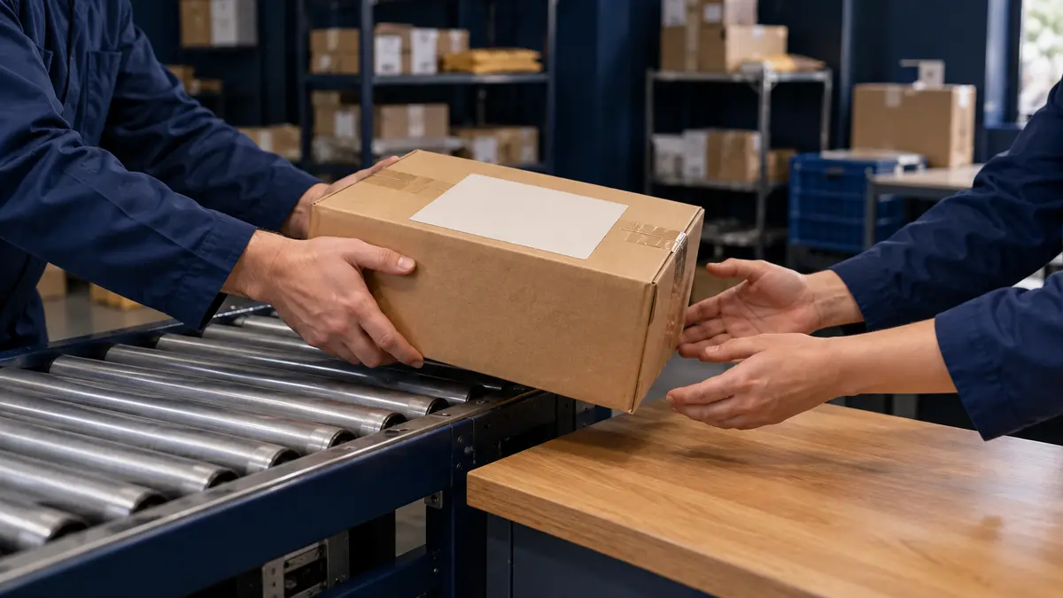Parcel handover